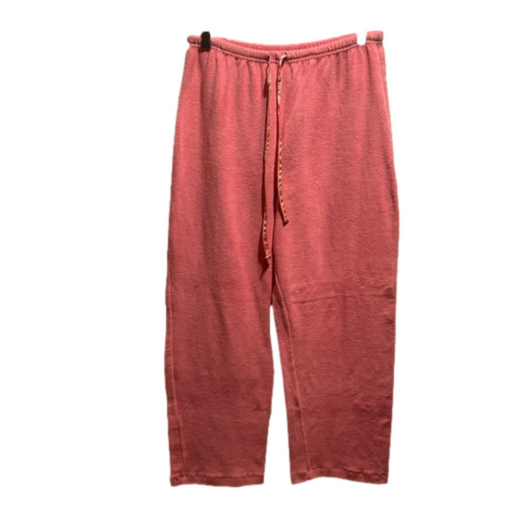 Vintage Peach lightweight terrycloth casual sweatpants medium